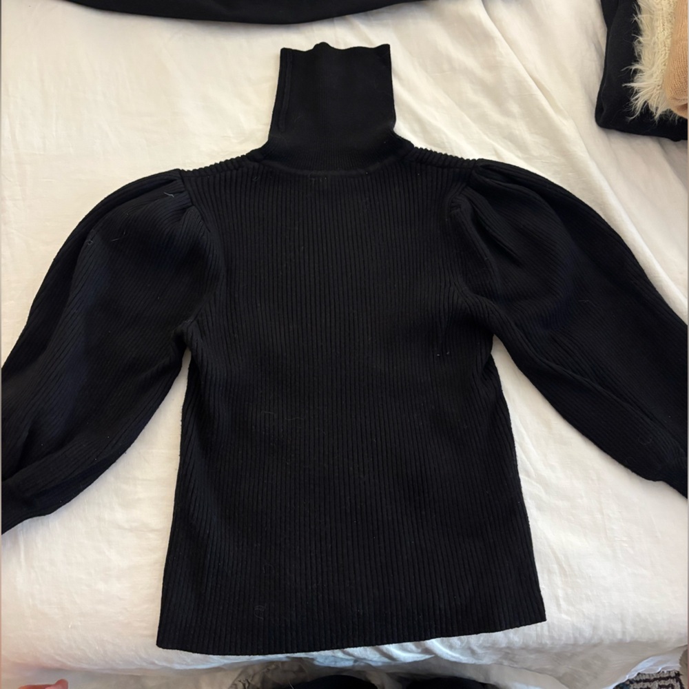 Zara Black Cowl Neck Sweater